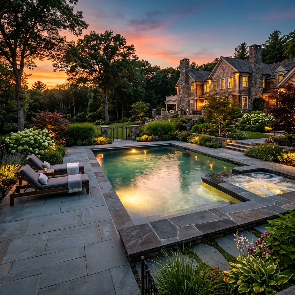 Luxury Custom Gunite Pool Construction